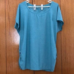 Turquoise Eddie Bauer Infinity t-shirt, sz L
